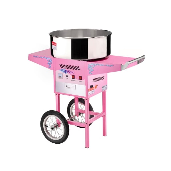 Great Northern Popcorn Cotton Candy Machine and Cart, Vortex Floss Maker, Stainless Steel Pan, Storage Drawer for Parties 927538ZFV - main